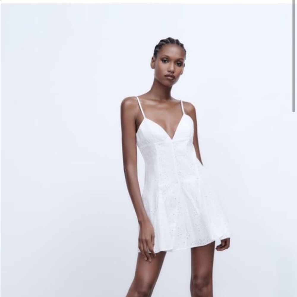 Zara Eyelet Romper